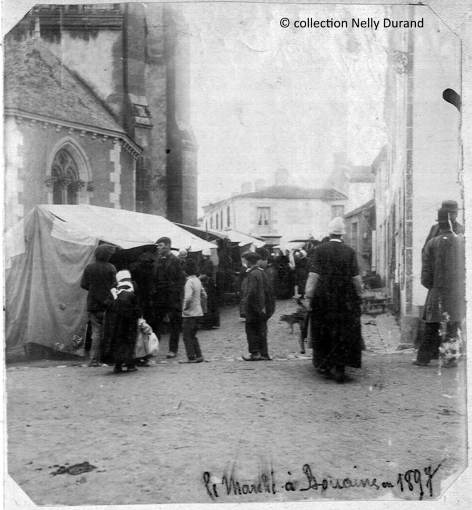 Le Marché en 1899 Saint Philbert de Bouaine